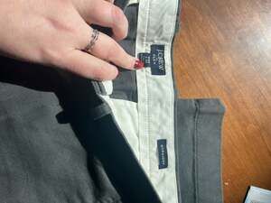 J.Crew Flex Straight-Fit Men's Chino Pants Grey Size 32x30